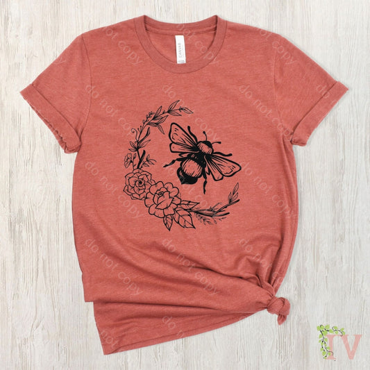 Bee Flower t-shirt